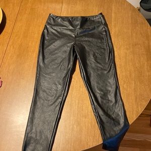 Black leather pants by Kendall + Kylie